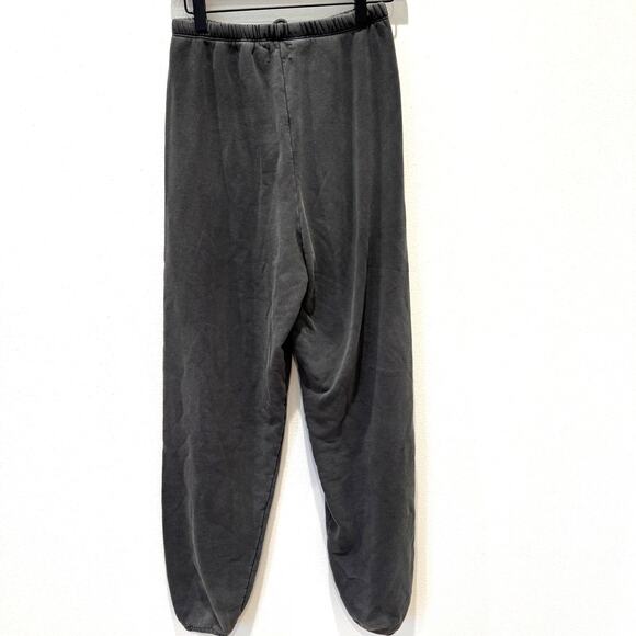 Joah Brown Oversized Jogger Washed Black Drawstring Sweatpants XS/S - Picture 4 of 7